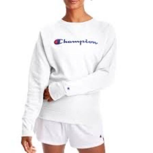 MSRP $49 NWT Champion Wonen’s Crew Neck Sweatshirt Size M | SAME DAY SHIP - Picture 1 of 4